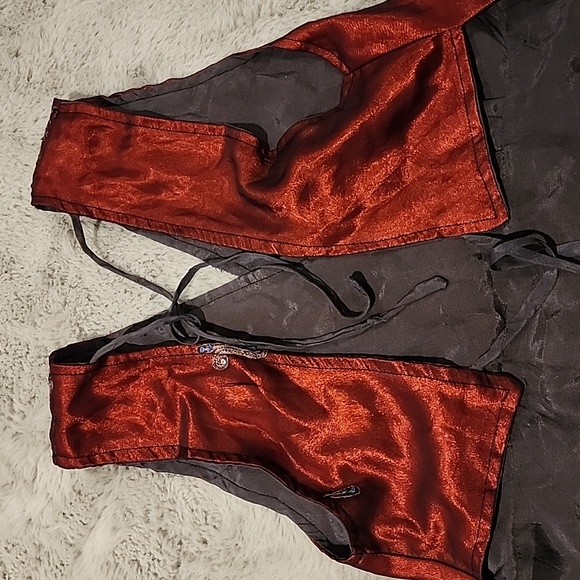 Ruby Red Wrap Top - Picture 5 of 5